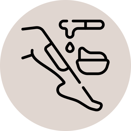 Ícono de Depilación con Cera